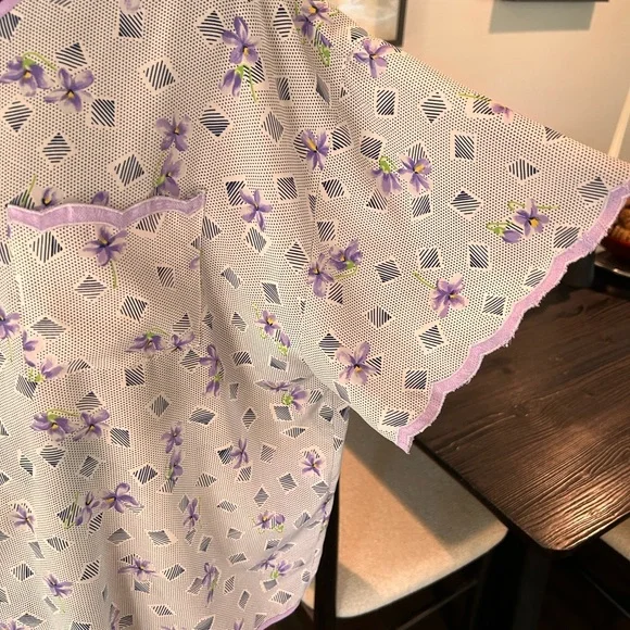 Dior Vintage Purple Floral Top - Picture 3 of 7